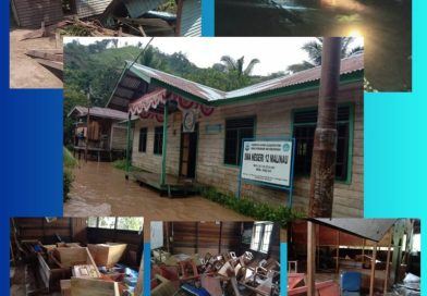 Kunjungan Anggota DPRD ke Long Pada, Hendri Tuwi : Kondisi SMA 12 Malinau Pasca Banjir Sifatnya Urgent