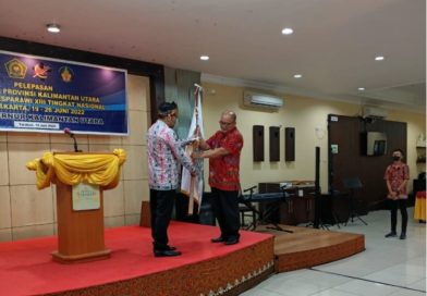 Kaltara Lepas Kontingen Pesparawi ke Tingkat Nasional